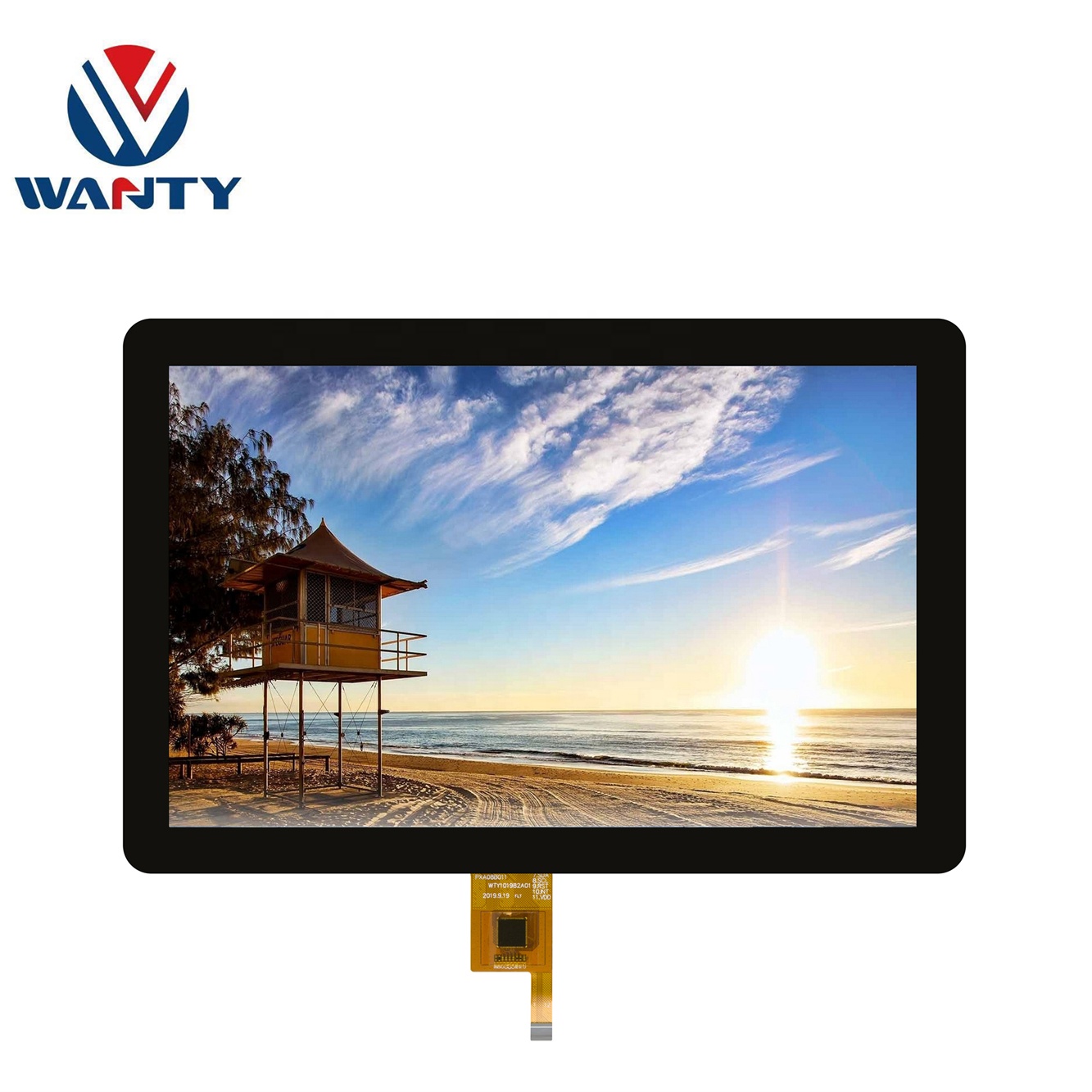 10.1 Inch IPS 1280×800 LVDS TFT LCD Display Capacitive Touchscreen