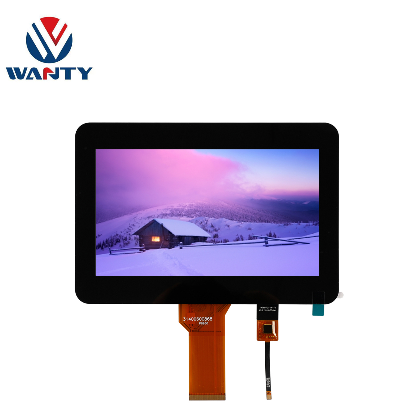 7 Inch 800×480 50Pin RGB LCM Module Cap-Touch PCAP TFT LCD