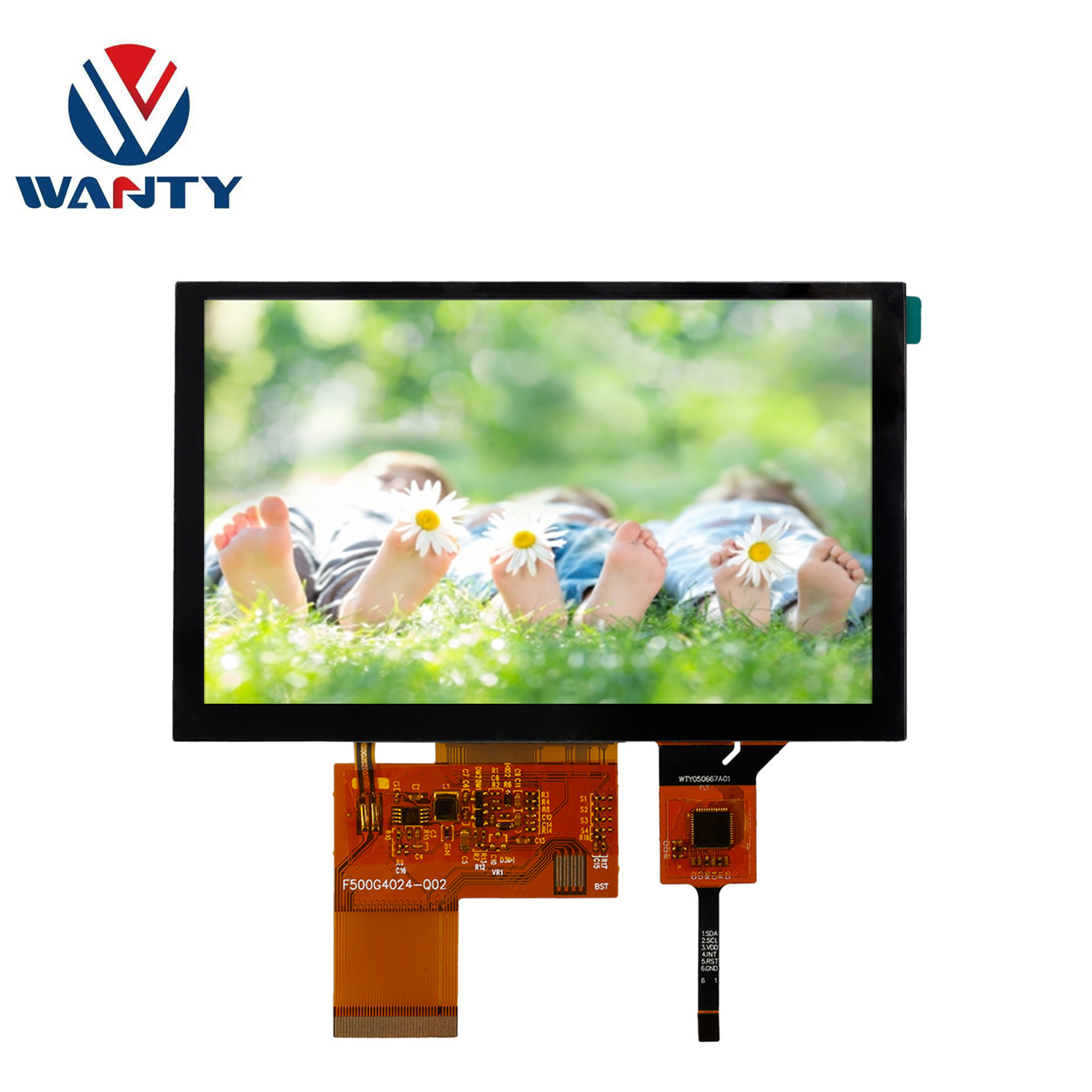 5'' 800×480 RGB IPS TFT LCD Touch Display Monitor