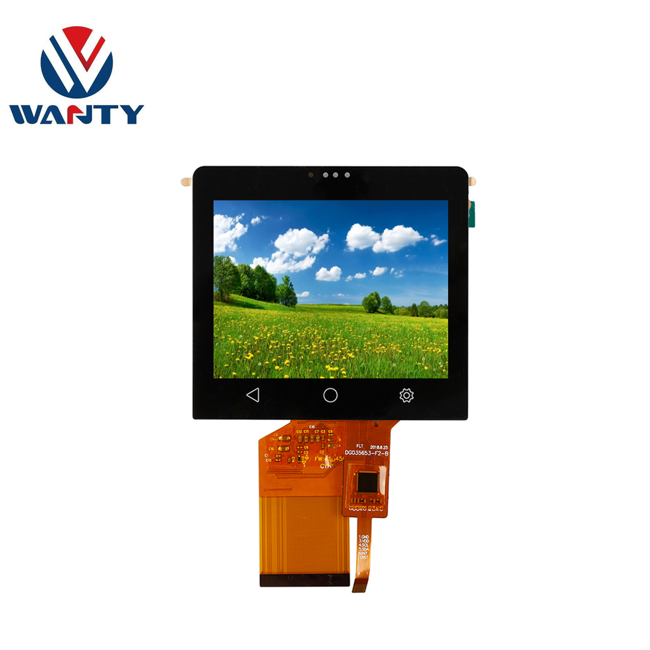 3.5 Inch 320×240 LCM G+G PCAP Capacitive Touch TFT LCD Screen