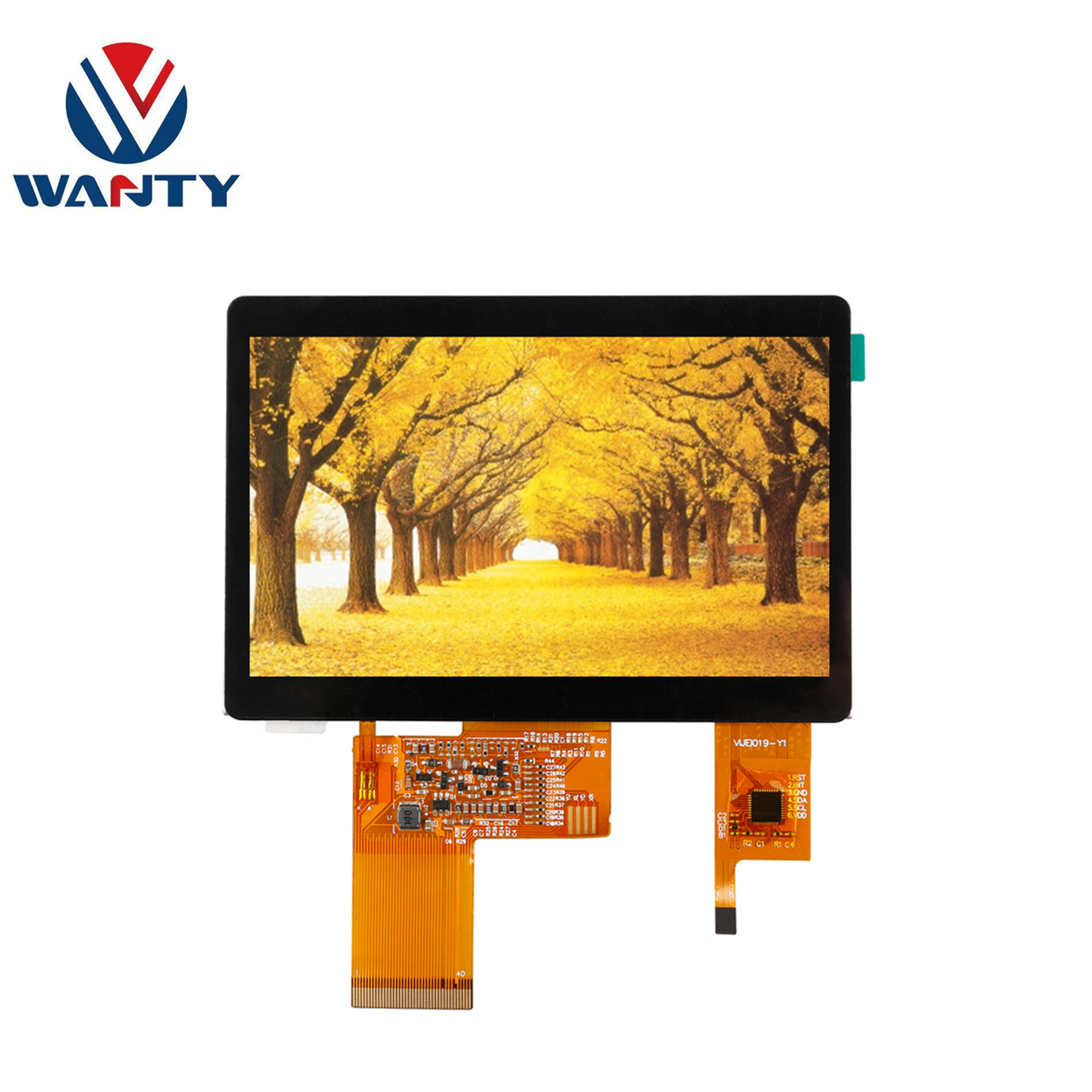 4.3 Inch 800x480 LCM Module PCAP Touch Display